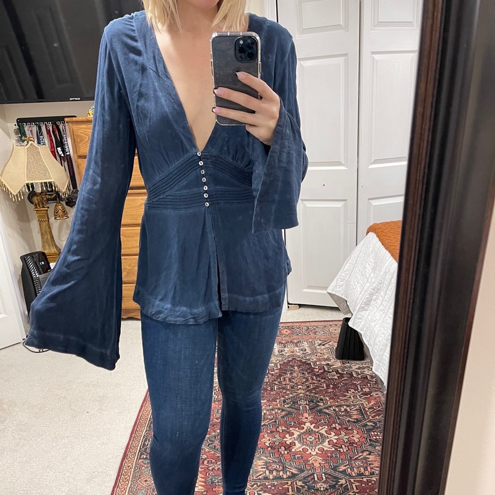 Free People Flowy Top